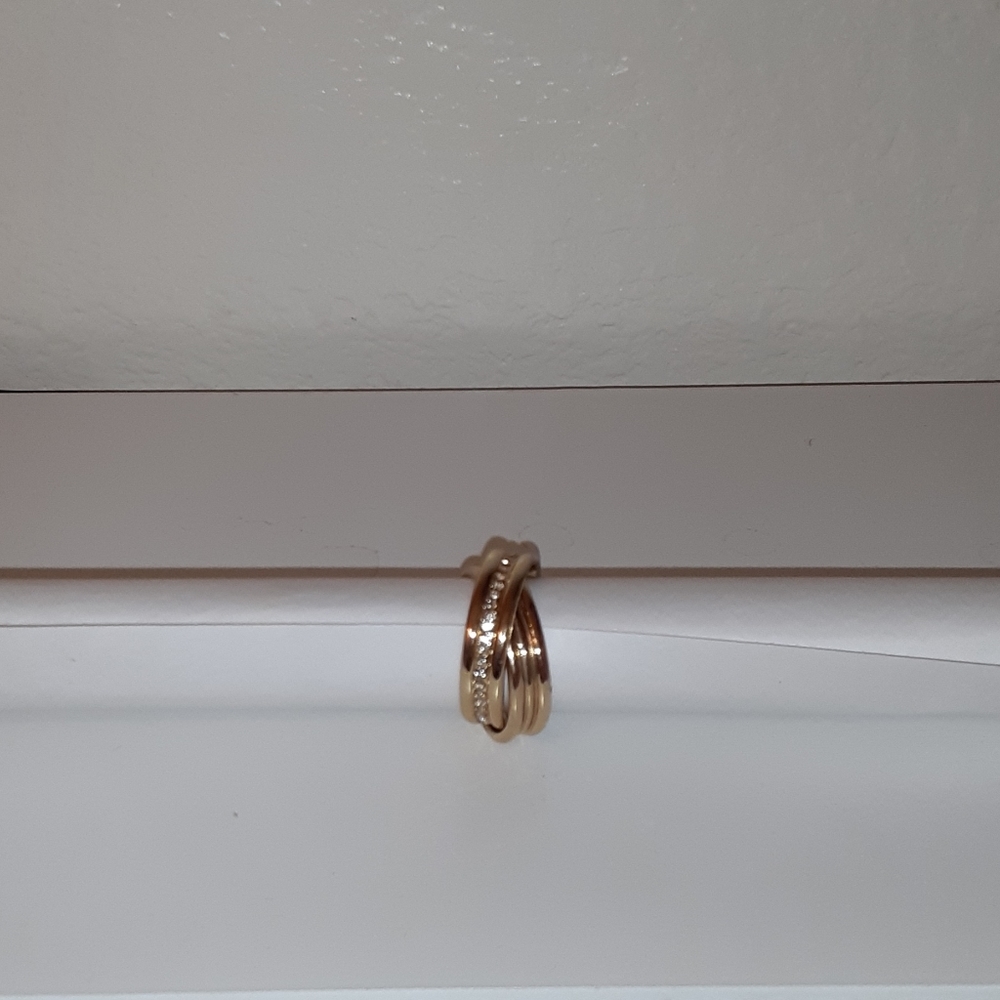 Gorgeous double band ring